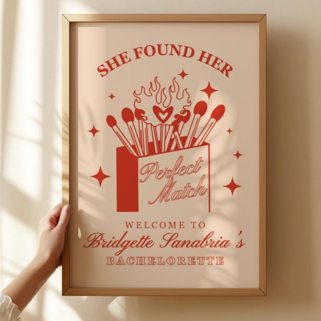 Perfect Match Bachelorette Party Welcome Sign TEMP (Creator Uploaded)