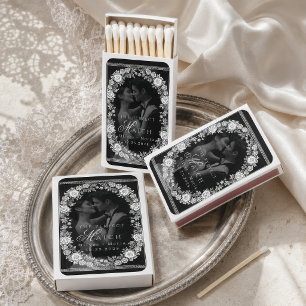 Perfect Match Black and White Lace Photo Wedding