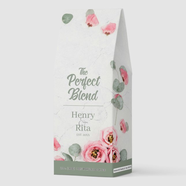 Perfect Match Brew - Romantic Rose Botanical Roasted Coffee (Front)