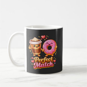 Perfect Match Coffee and Donut Cute Food Mug