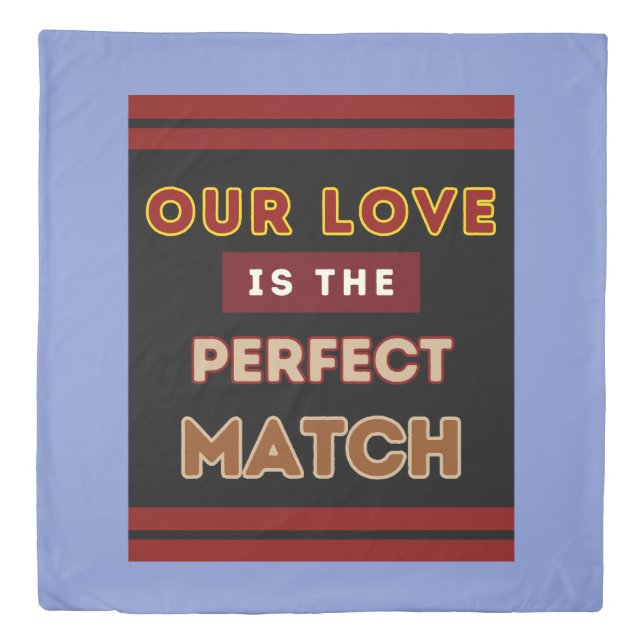 Perfect Match Couple's Throw Blanket  (Front)