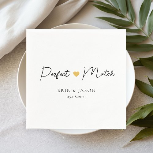 Perfect Match Elegant Simpel  Napkins