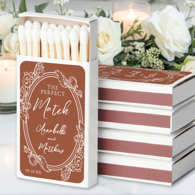 Perfect Match Frame Orange Wedding Favor (Perfect Match Orange Wedding Favor )