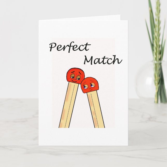 Perfect Match Holiday Card (Front)