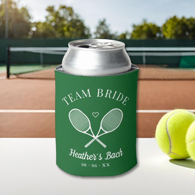 Perfect Match Last Swing Tennis Bachelorette Can Cooler (Creator Uploaded)