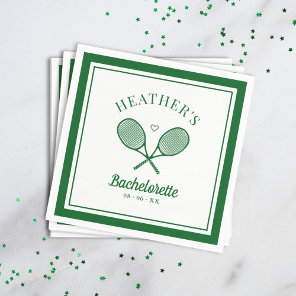 Perfect Match Last Swing Tennis Bachelorette Napkins