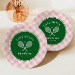 Perfect Match Last Swing Tennis Bachelorette Paper Plates<br><div class="desc">Cute Tennis themed bach party! Part of a whole collection!</div>