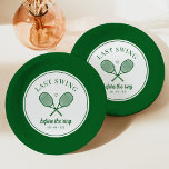 Perfect Match Last Swing Tennis Bachelorette Paper Plates<br><div class="desc">Cute Tennis themed bach party! Part of a whole collection!</div>