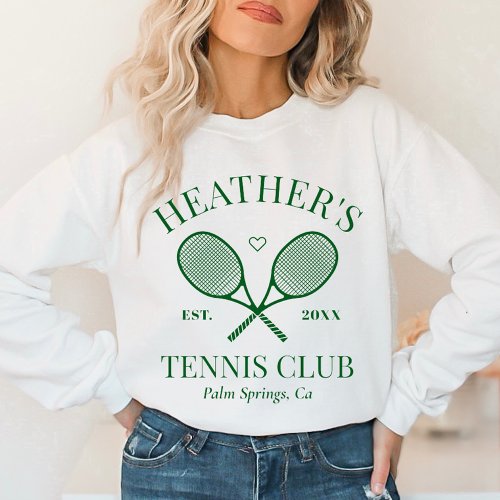 Perfect Match Last Swing Tennis Club Bachelorette Sweatshirt