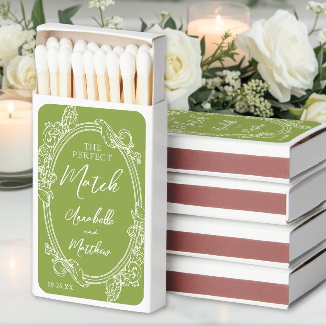 Perfect Match Lime Green Wedding Favor (Perfect Match Lime Green Wedding Favor)