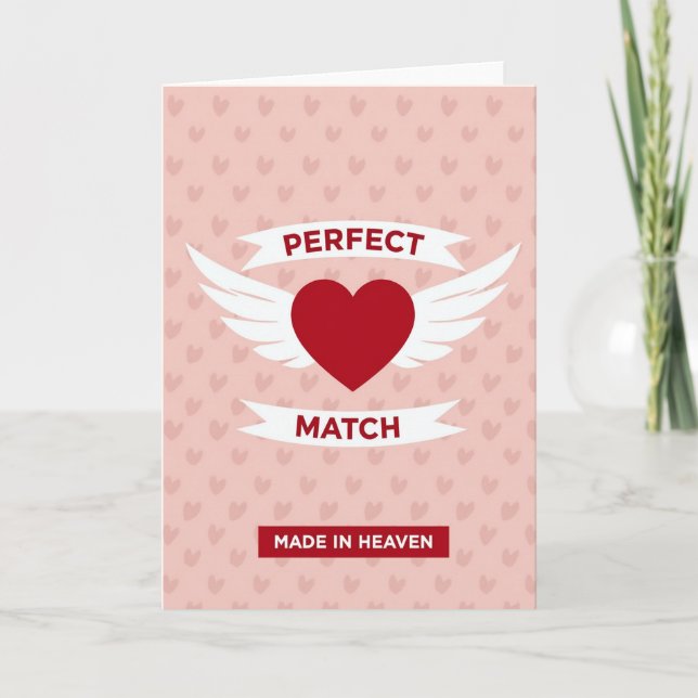 Perfect Match Made In Heaven Card (Front)