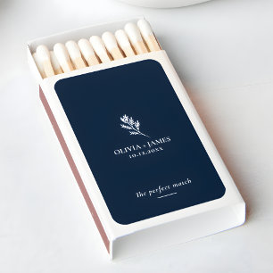 Perfect Match Minimalist Botanical Wedding Favors