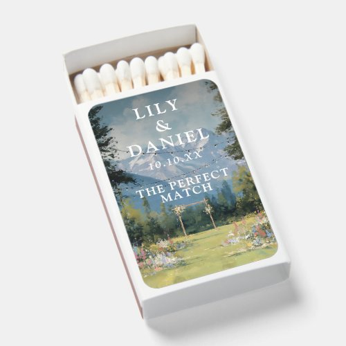 Perfect Match Mountain String Lights Wedding Favor