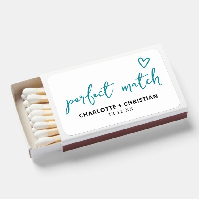 Perfect Match Nothing Fancy Just Love Wedding (Front Open)