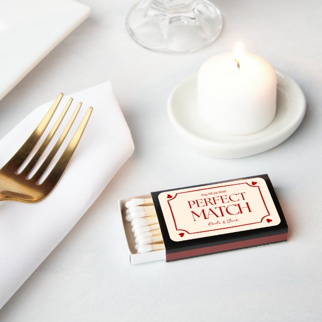 Perfect Match Perfect Match Matchbox Wedding  (Insitu)