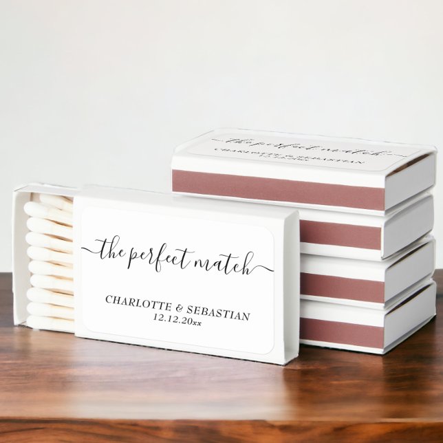 Perfect Match Personalized Wedding Favor (Creator Uploaded)