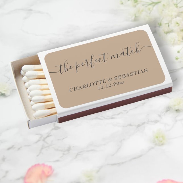 Perfect Match Personalized Wedding Favor (Creator Uploaded)