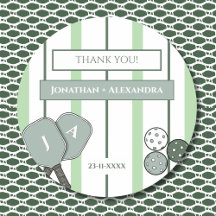 Perfect Match Pickleball Bridal Shower Thank You