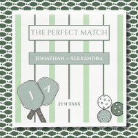 Perfect Match Pickleball Couples Bridal Shower
