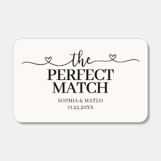 Perfect Match Script with Hears Wedding