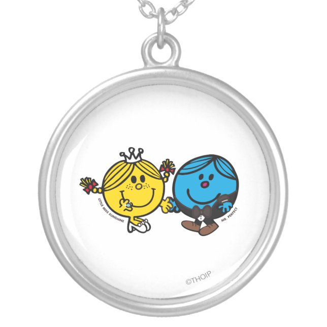 Perfect Match Silver Plated Necklace (Front)