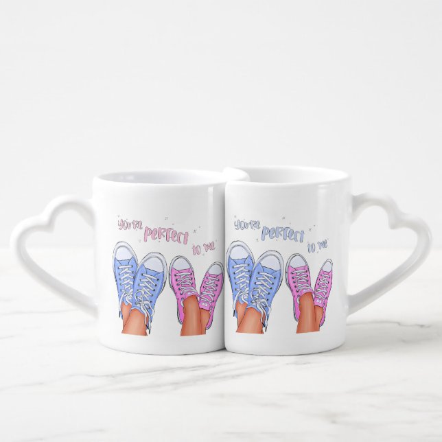 Perfect Match Sneaker  Coffee Mug Set (Front Nesting)