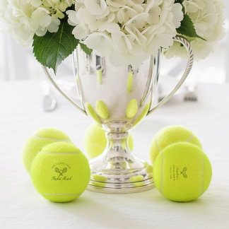 Perfect Match Social Club Bridal Shower Tennis Balls
