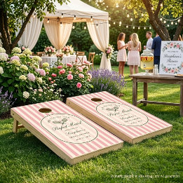 Perfect Match Tennis Bridal Shower Cornhole Set