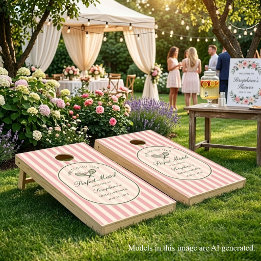 Perfect Match Tennis Bridal Shower Cornhole Set