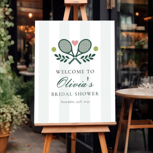 Perfect Match Tennis Bridal Shower Foam Board