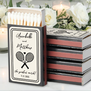 Perfect Match Tennis Wedding Favor