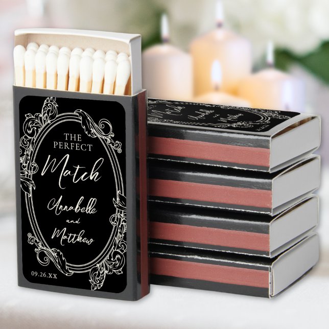 Perfect Match Vintage Hand Drawn Wedding Favor (Perfect Match Vintage Hand Drawn Wedding Favor )