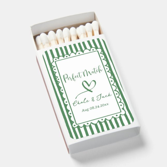 perfect match Wedding Favor (Front Open)