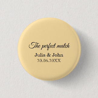 Perfect Match Wedding Matchbox – Premium Edition Button
