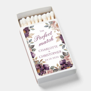 Perfect match wedding souvenir, matchbox in vinta