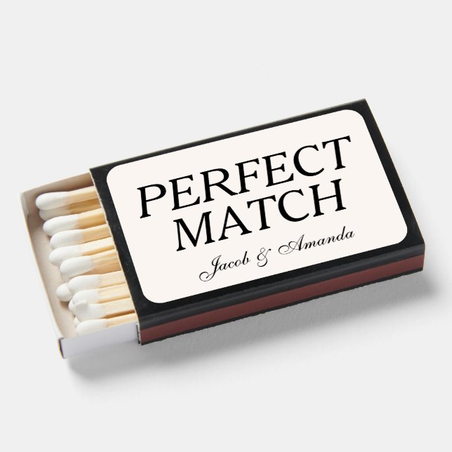 Perfect Matchbox Wedding  Matchboxes (Front Open)