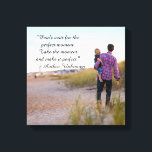 Perfect Moment Quote - Wrapped Canvas Print<br><div class="desc">Perfect Moment Quote - Wrapped Canvas</div>