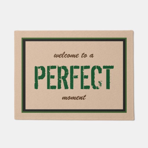 Perfect Moment with adjustable frames Doormat