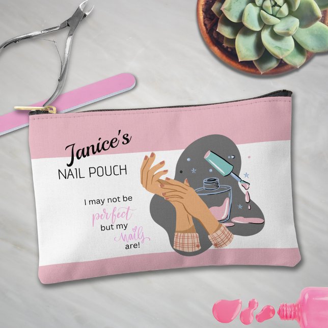 Perfect Nails Personalized Accessory Bag (Creator Uploaded)