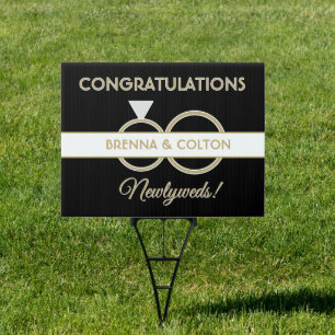 Perfect Newlywed Party Yard Sign