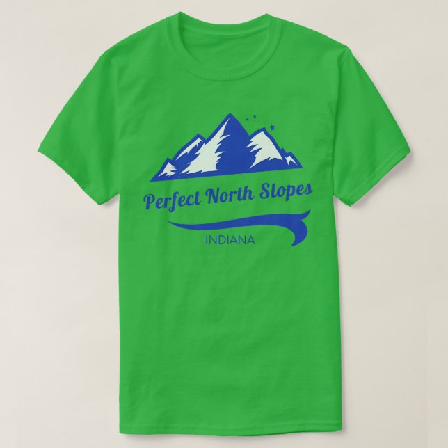 Perfect North Slopes ski Indiana 1 T-Shirt (Design Front)