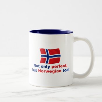 Perfect Norwegian Two-tone Coffee Mug by worldshop at Zazzle