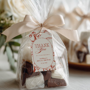 Perfect One Vintage Apple Bridal Shower Gift Tags