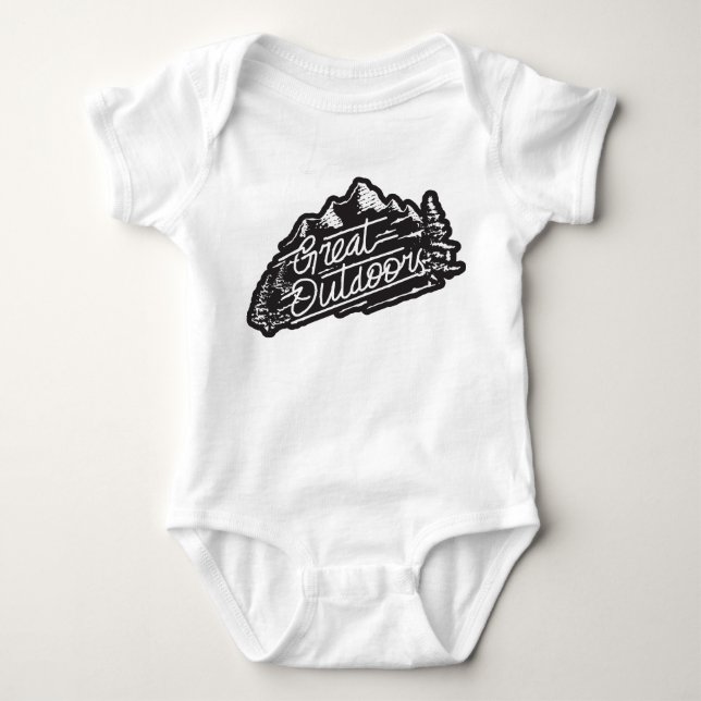 Perfect Outdoor Baby Bodysuit (Front)