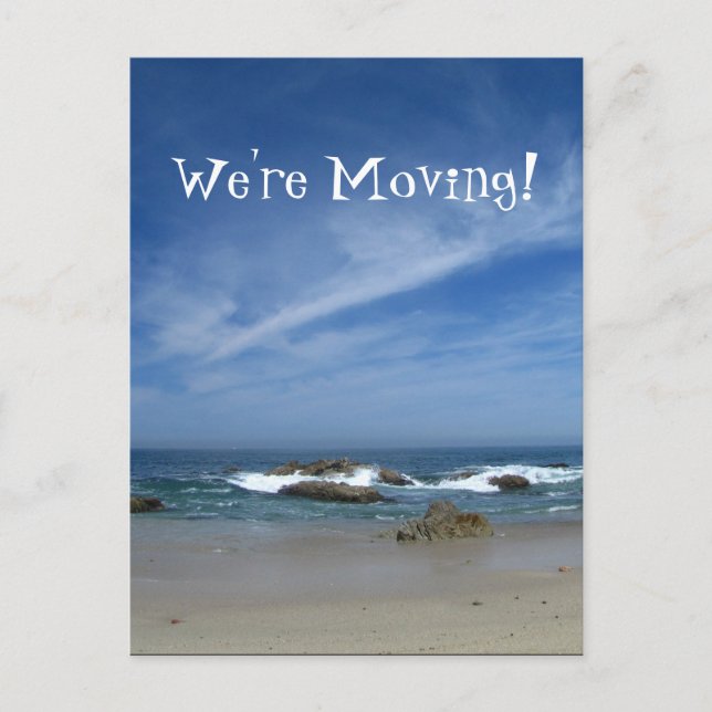 Perfect Pacific; Change of Address Announcement Postcard (Front)