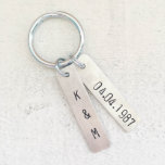 Perfect Pair Anniversary Keychain<br><div class="desc">Designed for anniversaries of love and otherwise.  I love it as a tag on a gift.</div>