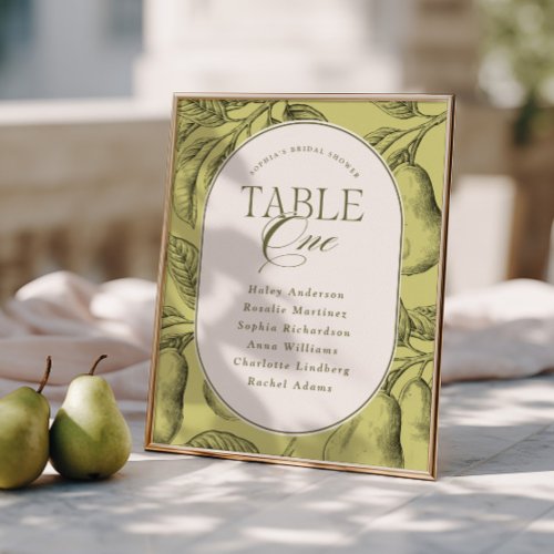 Perfect Pair Bridal Shower Table 1  Poster