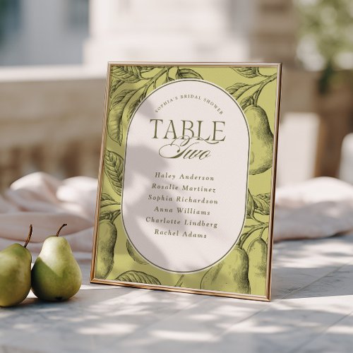 Perfect Pair Bridal Shower Table 2  Poster