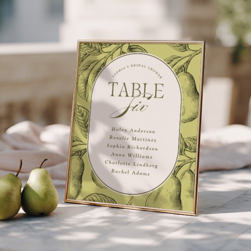 Perfect Pair Bridal Shower Table 6  Poster