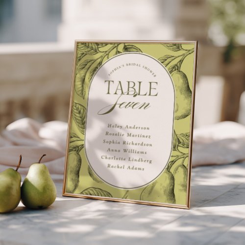 Perfect Pair Bridal Shower Table 7  Poster